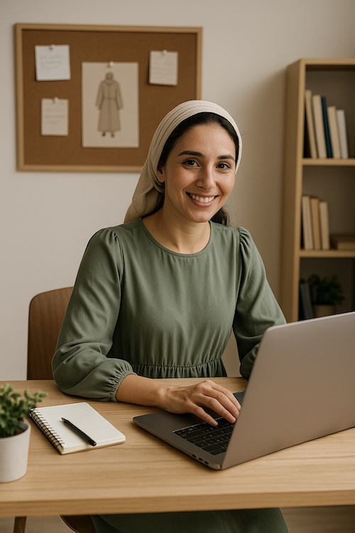 christian woman modesty blogger mentoring teens