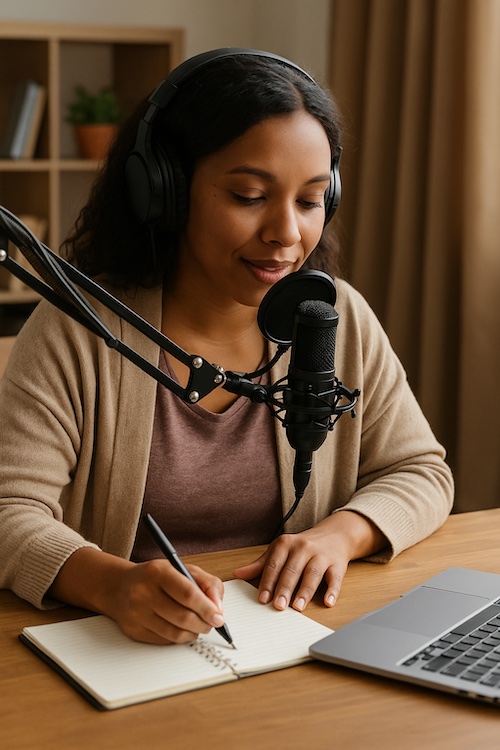 christian woman podcasting biblical women stories