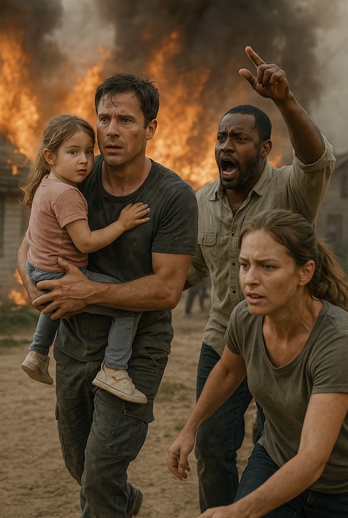 rescued rescuers christian mission fire escape