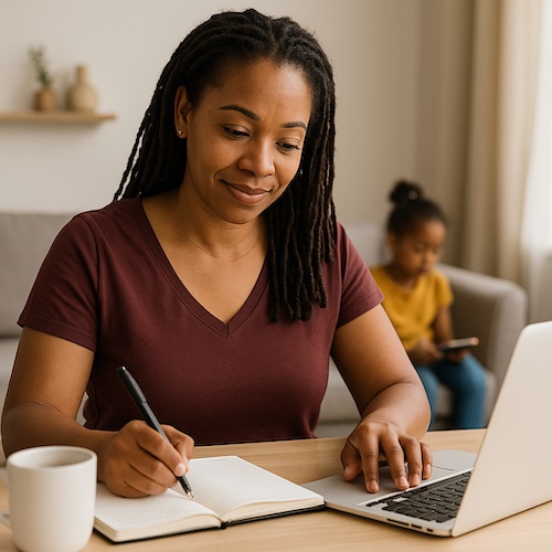 single mom devotional writer