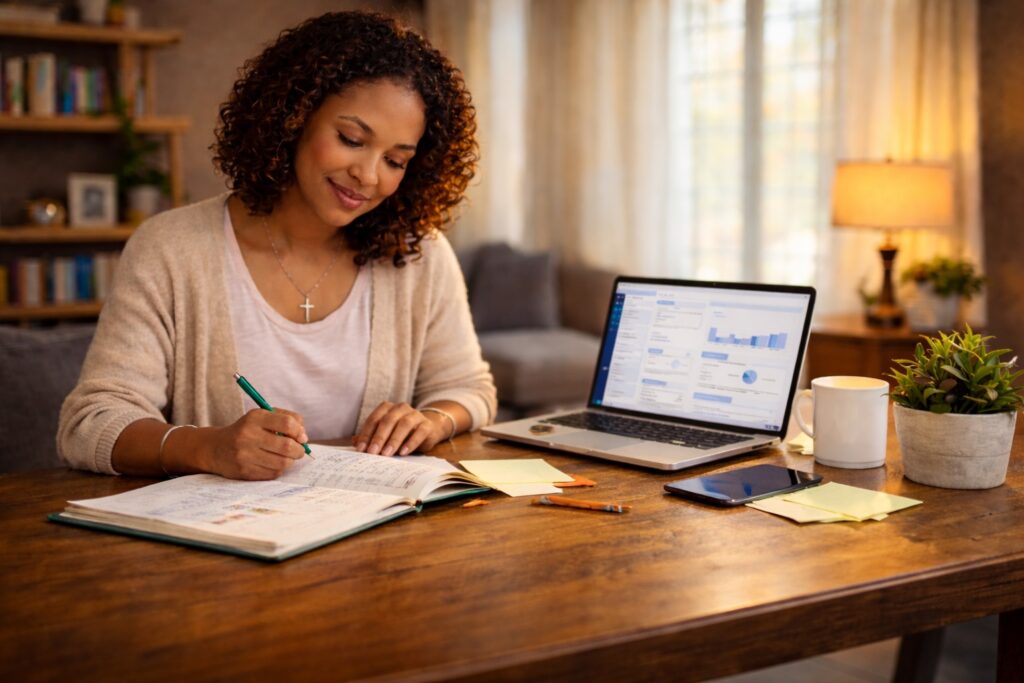 how much hosting do christian devotional writers really need calm planning desk