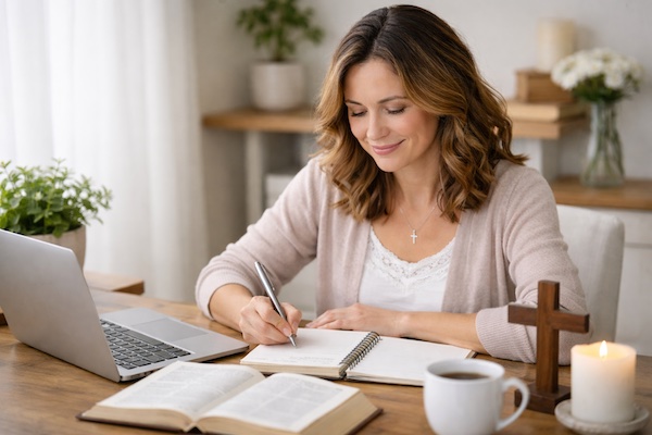 simple hosting christian women weekly devotional posts