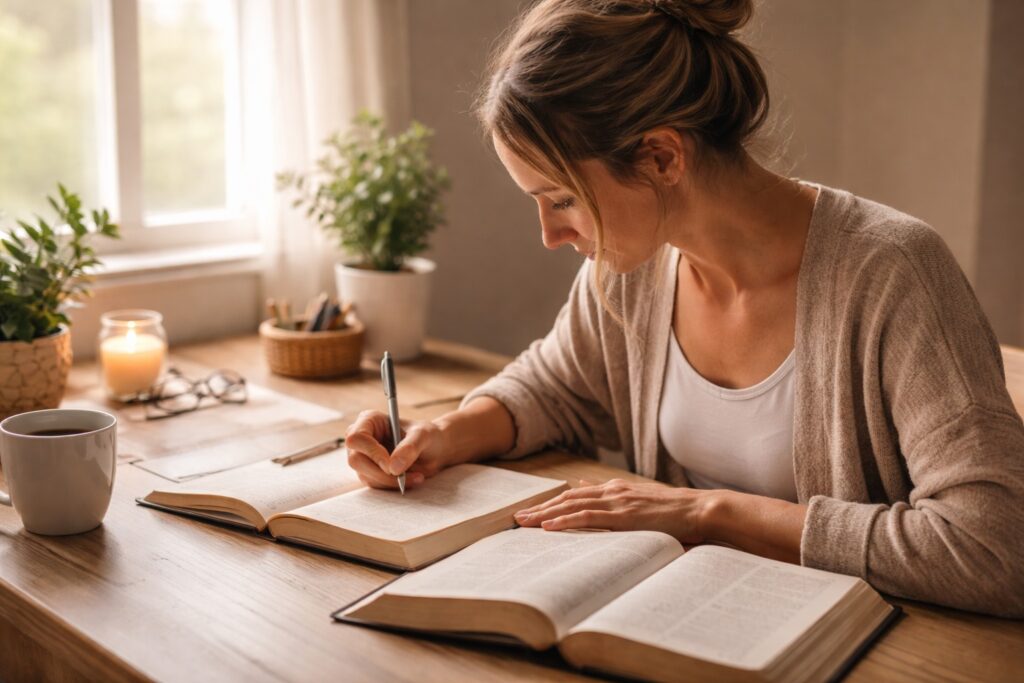 simple hosting for christian women managing weekly devotional content