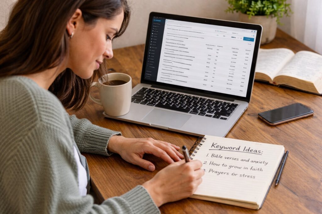 keyword research for faith based blogs