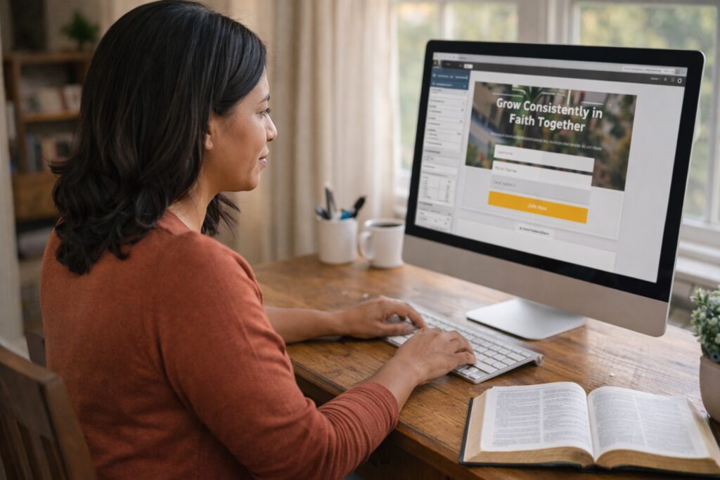 landing page builders for faith based creators