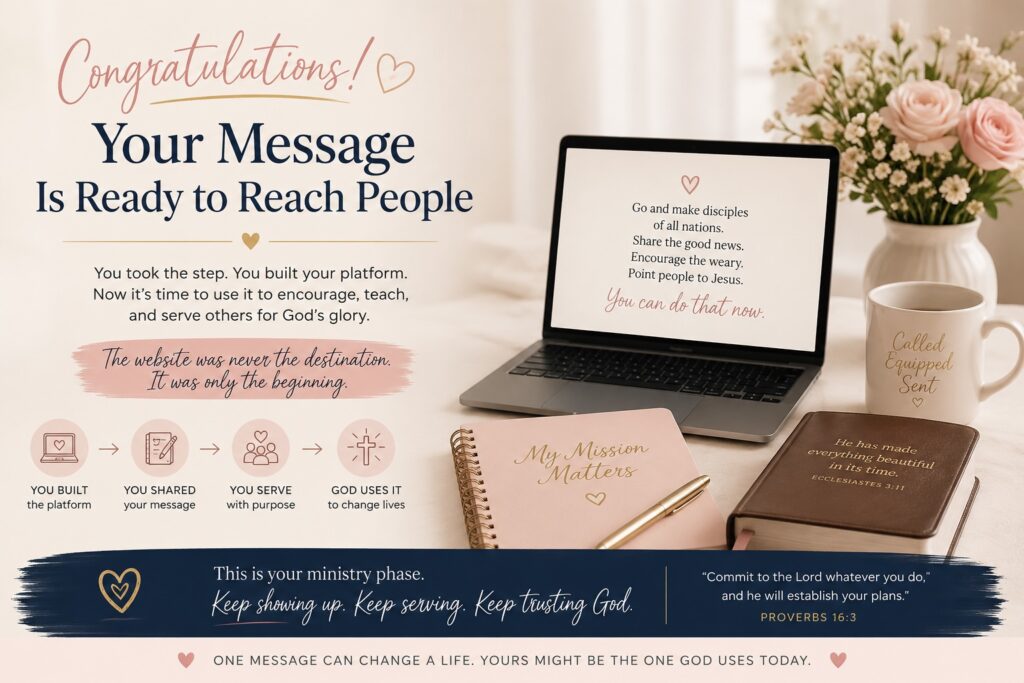 your message is ready to reach people