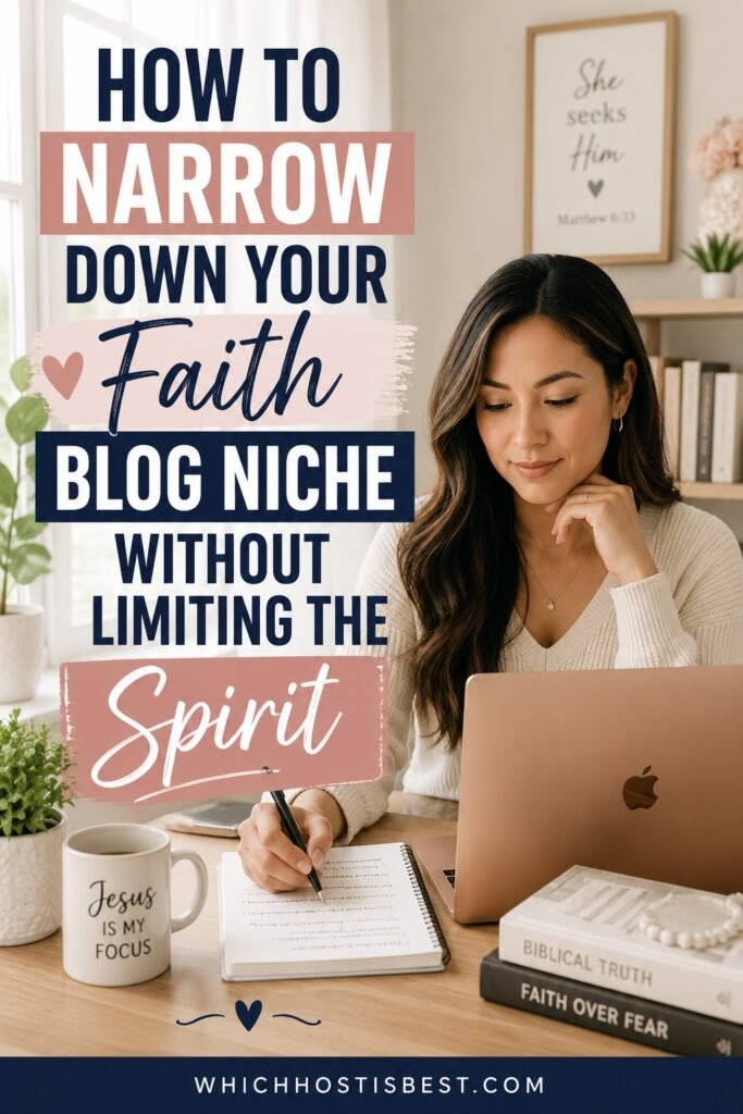 how to narrow down your faith blog niche