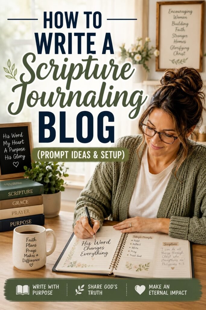 how to write a scripture journaling blog