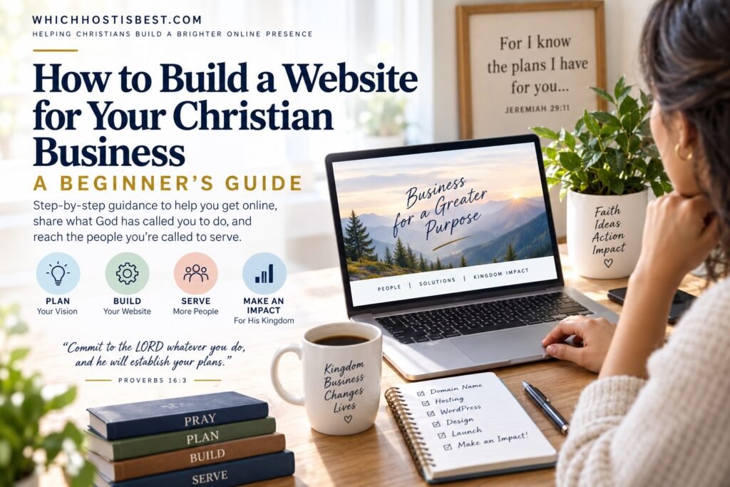 how to build a christian business website beginners guide