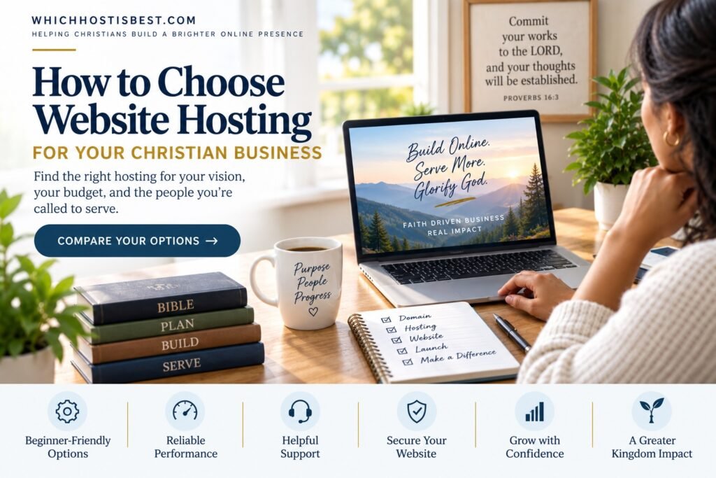 how to choose website hosting for your christian business